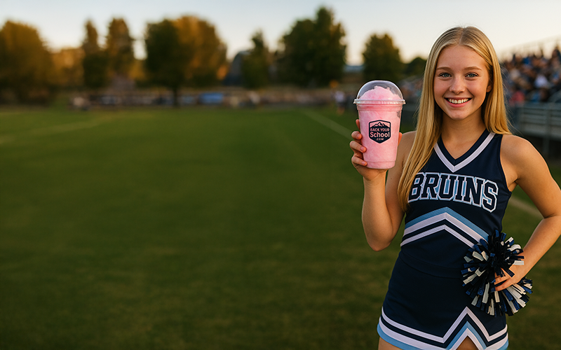 Back Your School - cheer wide